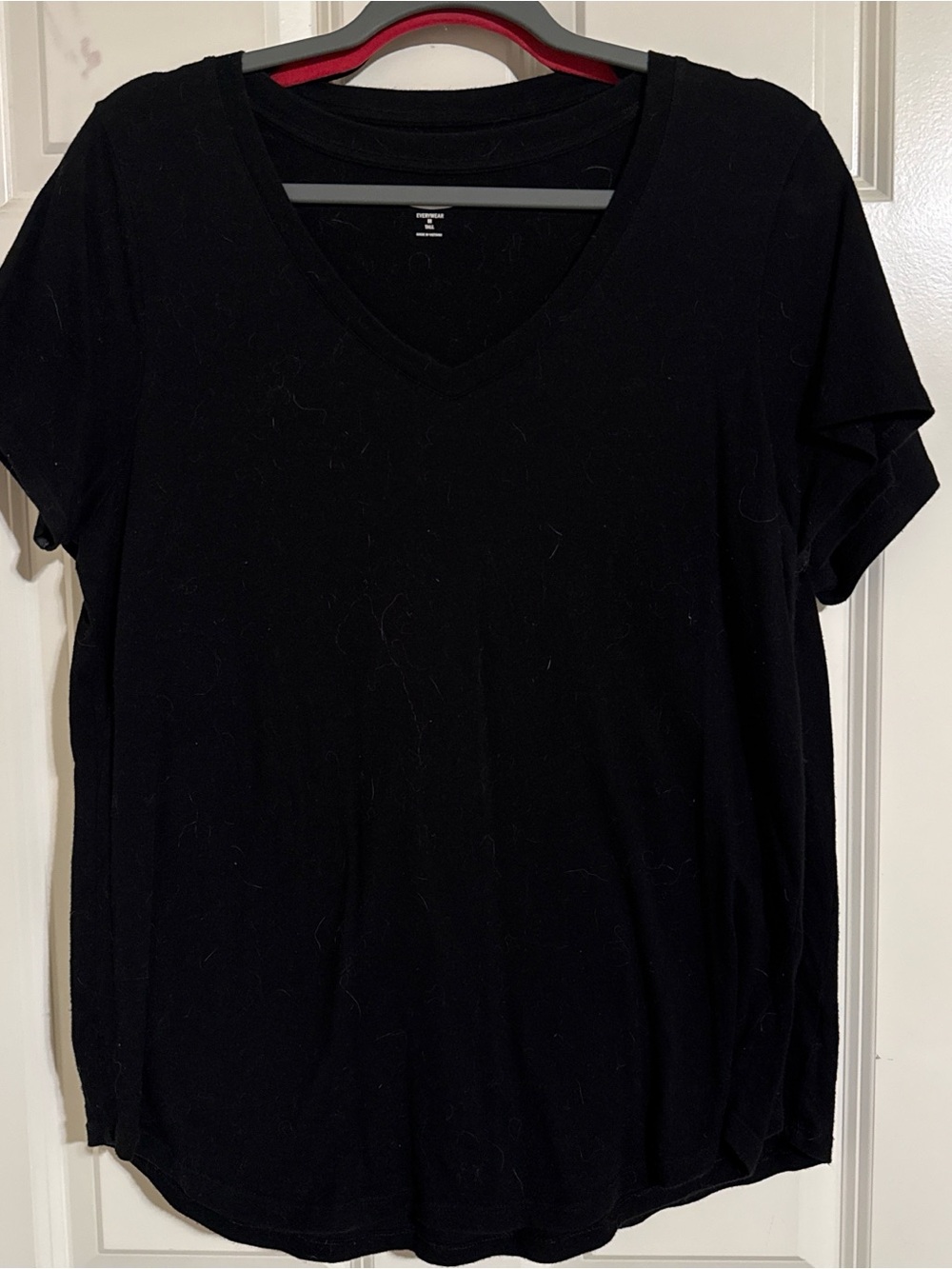 Old Navy Black V-Neck Short Sleeve Tee